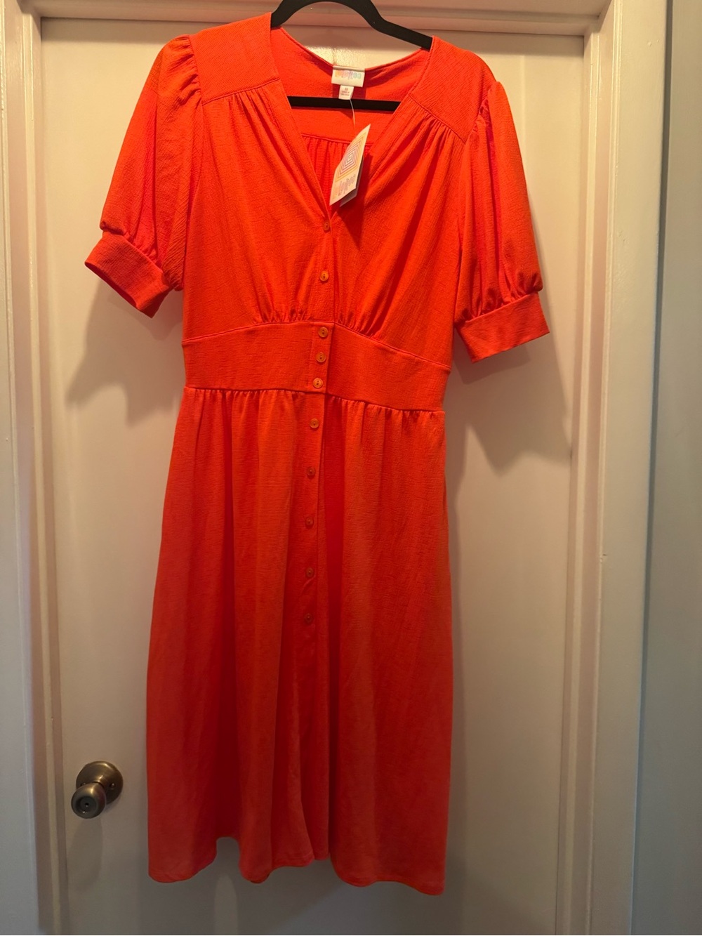 Lularoe Skyler Orange Dress